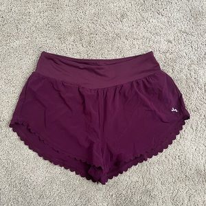 Joy Lab Scalloped running Shorts